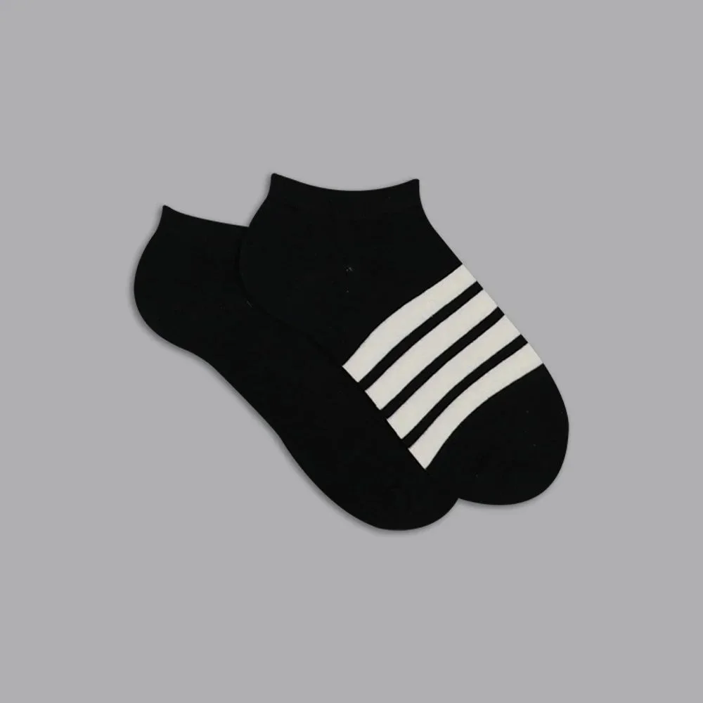 Black & White Striped Socks
