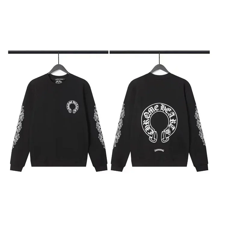 Chrome Hearts CH Cross Black Crewneck Sweatshirt