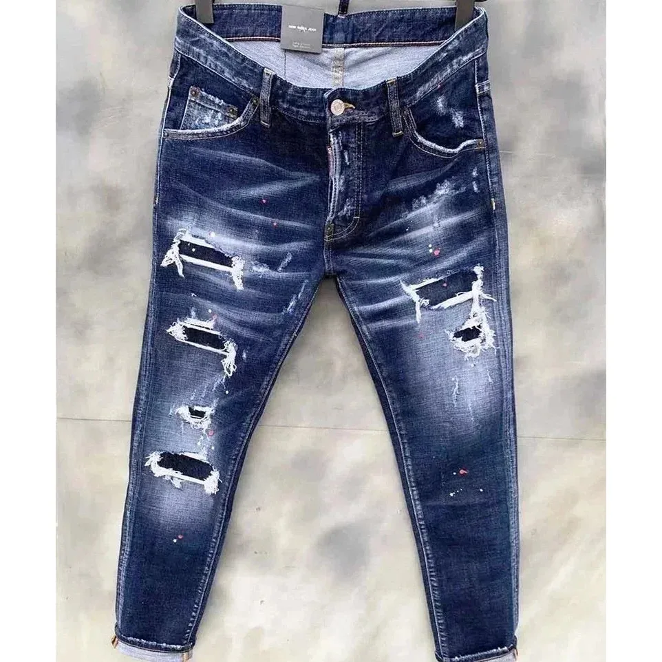 DSQUARED2 Cool Guy Distressed Jeans Blue Denim