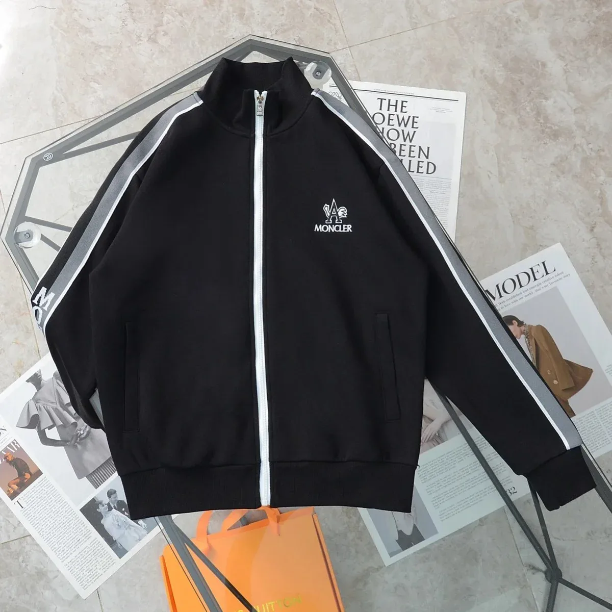 Moncler Black Track Jacket
