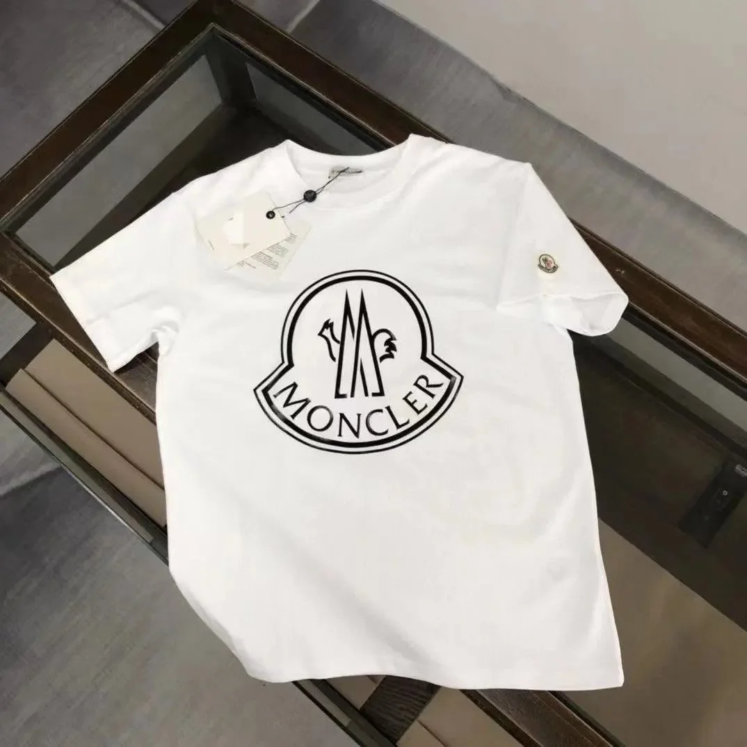 Moncler White Logo T-Shirt