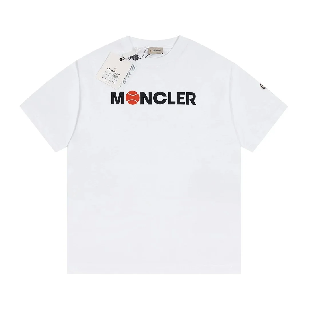 Moncler White Tennis Club T-Shirt