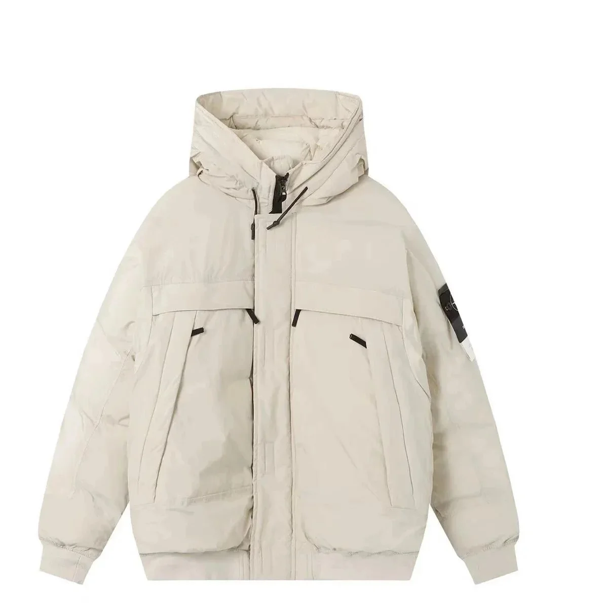 Stone Island 68-15 Stone Island White3 Parka