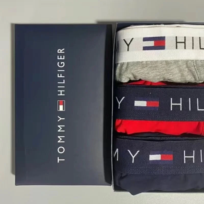 Tommy Hilfiger Classic Logo Underwear Set Black+Red+Navy