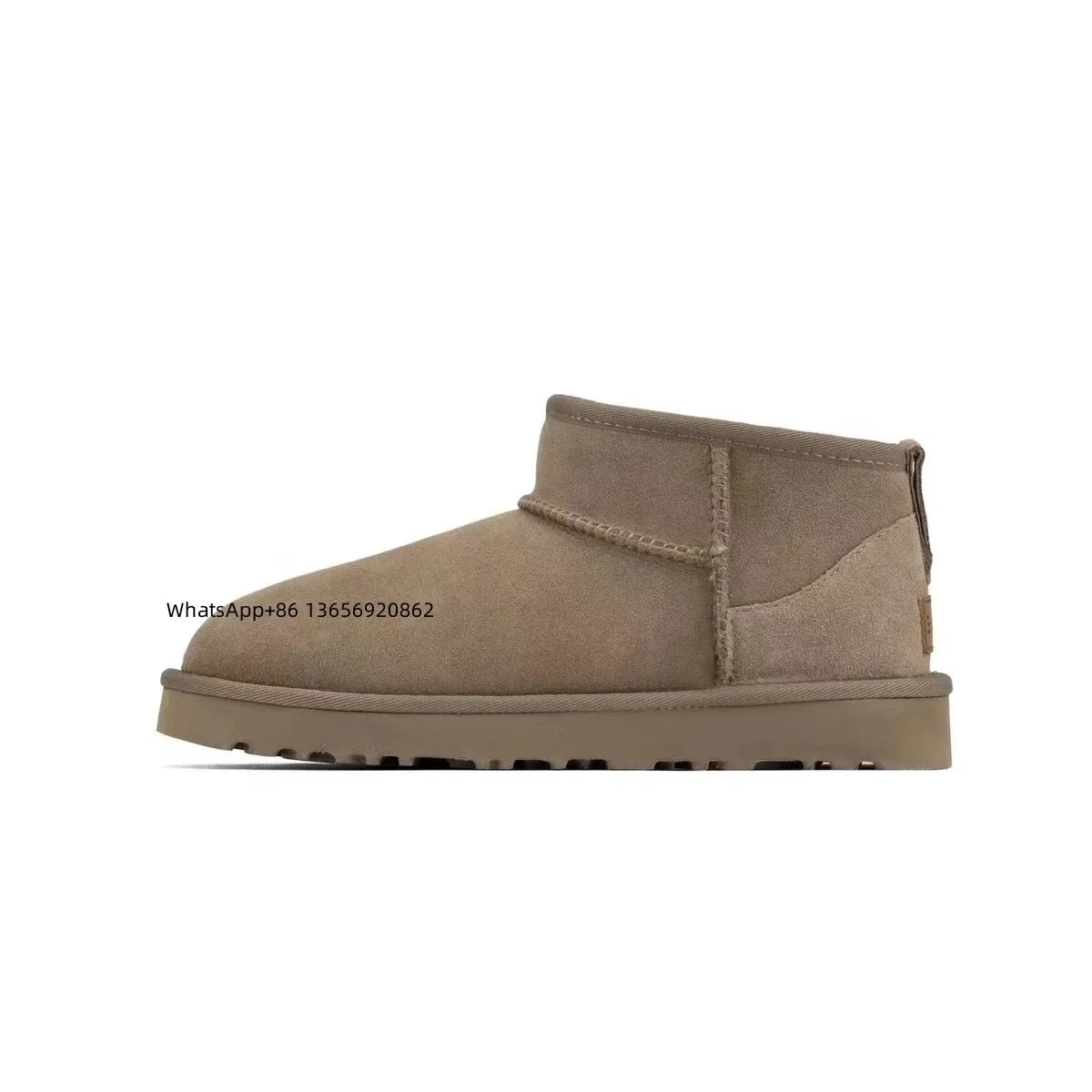 UGG Classic Short High-Top Camel Suede Boots